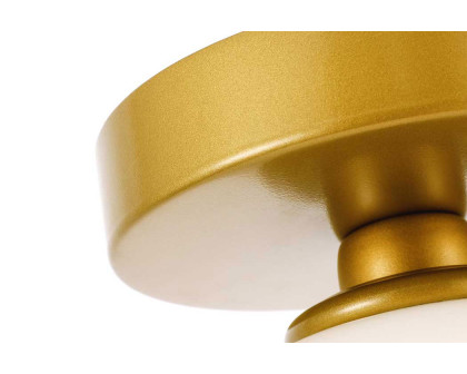 Elegant Flush Mount Light - Brass (LD2255BR)