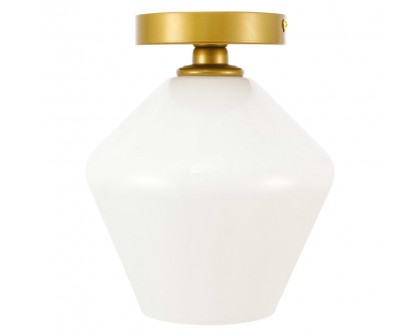 Elegant Flush Mount Light - Brass (LD2255BR)