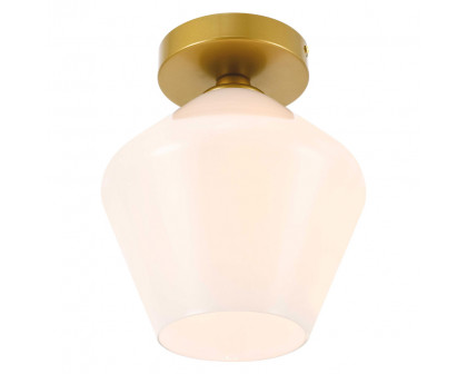 Elegant Flush Mount Light - Brass (LD2255BR)