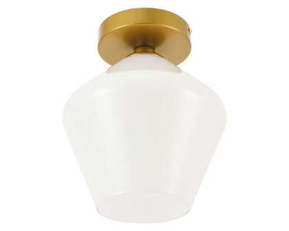 Elegant Flush Mount Light - Brass (LD2255BR)