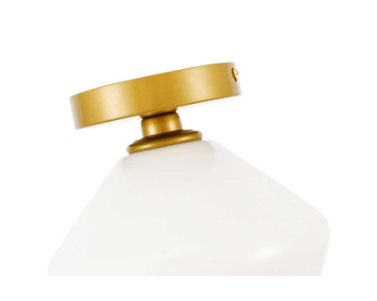 Elegant Flush Mount Light - Brass (LD2255BR)