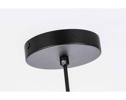 Elegant Pendant Light - Black, 1 Bubl (LD2256BK)