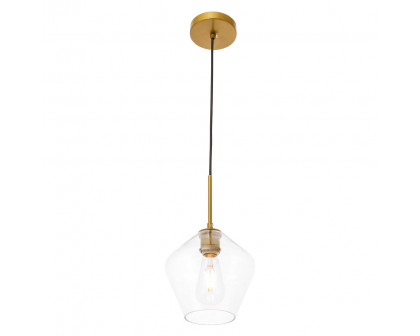 Elegant Pendant Light - Brass, 1 Bubl (LD2256BR)