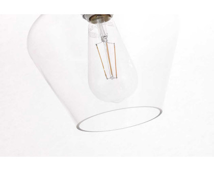 Elegant Pendant Light - Chrome, 1 Bubl (LD2256C)