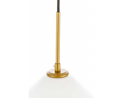 Elegant Pendant Light - Brass, 1 Bubl (LD2257BR)