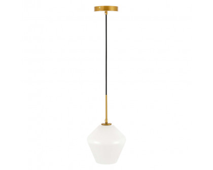 Elegant Pendant Light - Brass, 1 Bubl (LD2257BR)