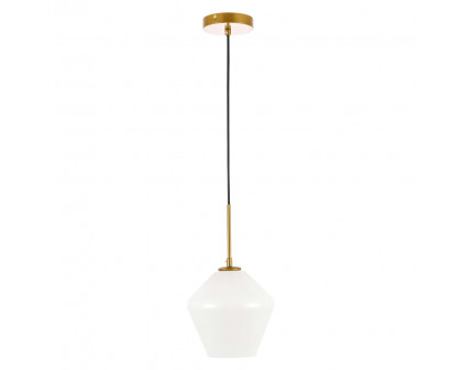 Elegant Pendant Light - Brass, 1 Bubl (LD2257BR)