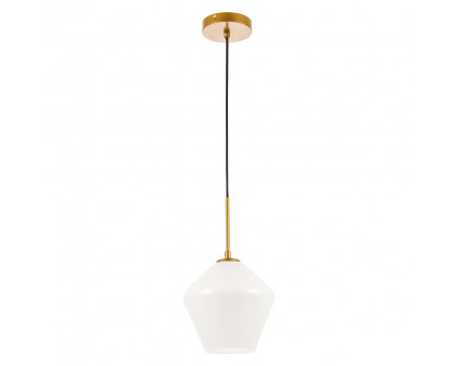 Elegant Pendant Light - Brass, 1 Bubl (LD2257BR)