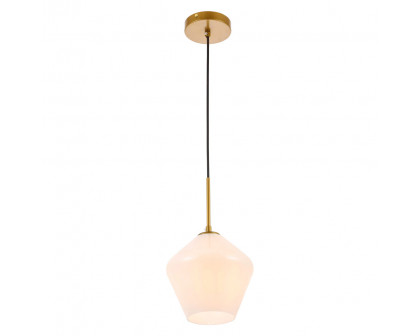 Elegant Pendant Light - Brass, 1 Bubl (LD2257BR)