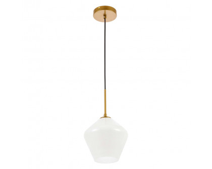 Elegant Pendant Light - Brass, 1 Bubl (LD2257BR)