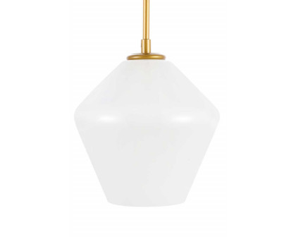 Elegant Pendant Light - Brass, 1 Bubl (LD2257BR)