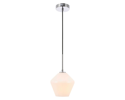 Elegant Pendant Light - Chrome, 1 Bubl (LD2257C)