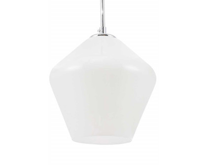 Elegant Pendant Light - Chrome, 1 Bubl (LD2257C)