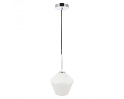 Elegant Pendant Light - Chrome, 1 Bubl (LD2257C)