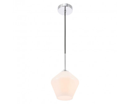 Elegant Pendant Light - Chrome, 1 Bubl (LD2257C)