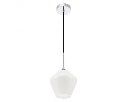 Elegant Pendant Light - Chrome, 1 Bubl (LD2257C)