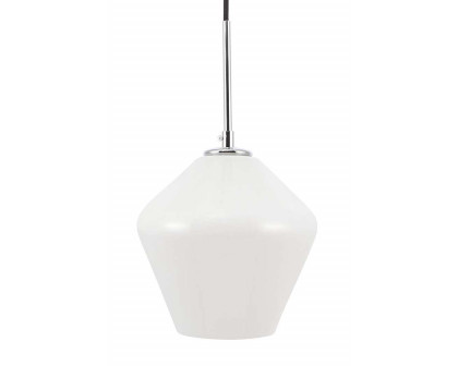 Elegant Pendant Light - Chrome, 1 Bubl (LD2257C)