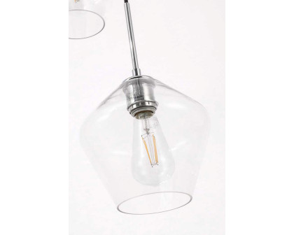 Elegant Pendant Light - Chrome, 3 Bubls (LD2258C)