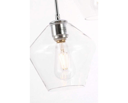 Elegant Pendant Light - Chrome, 3 Bubls (LD2258C)