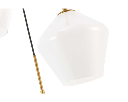 Elegant Pendant Light - Brass, 3 Bubls (LD2259BR)