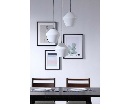 Elegant Pendant Light - Chrome, 3 Bubls (LD2259C)