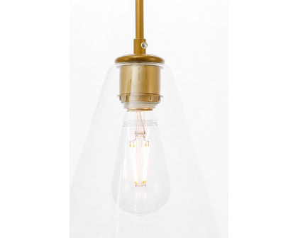 Elegant Pendant Light - Brass (LD2260BR)