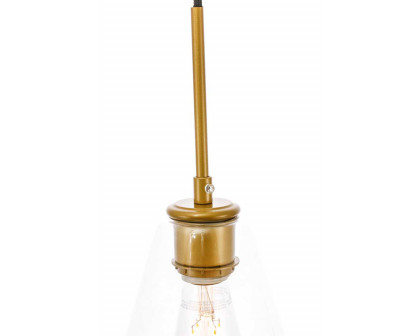 Elegant Pendant Light - Brass (LD2260BR)