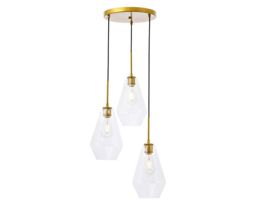 Elegant Pendant Light - Brass (LD2262BR)