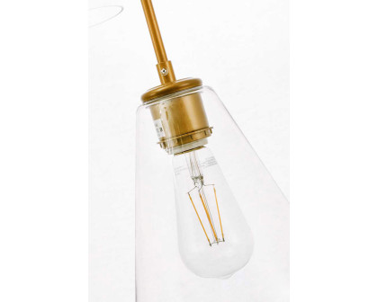 Elegant Pendant Light - Brass (LD2262BR)