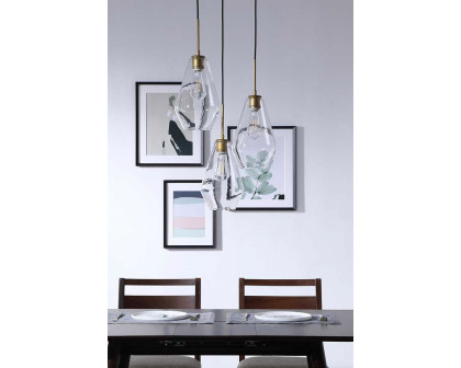 Elegant Pendant Light - Brass (LD2262BR)