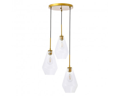 Elegant Pendant Light - Brass (LD2262BR)