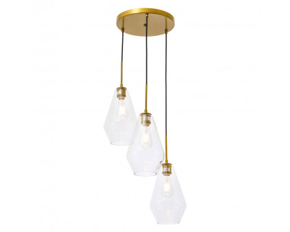 Elegant Pendant Light - Brass (LD2262BR)