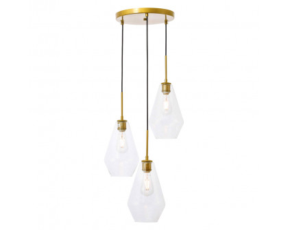 Elegant Pendant Light - Brass (LD2262BR)