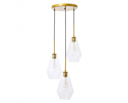 Elegant Pendant Light - Brass (LD2262BR)