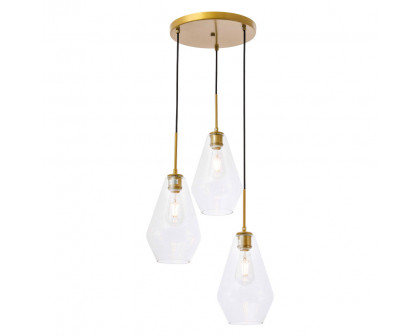 Elegant Pendant Light - Brass (LD2262BR)