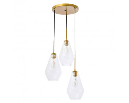 Elegant Pendant Light - Brass (LD2262BR)