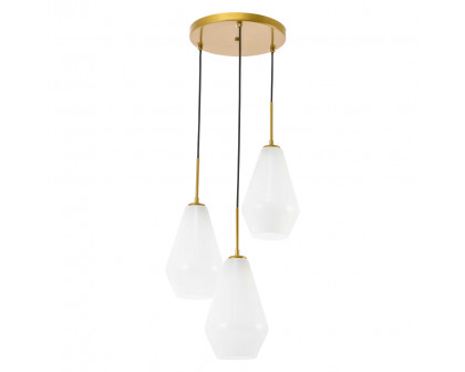 Elegant Pendant Light - Brass (LD2263BR)