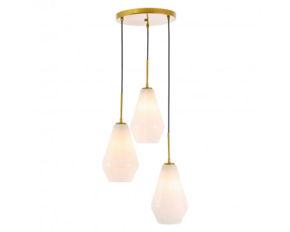 Elegant Pendant Light - Brass (LD2263BR)