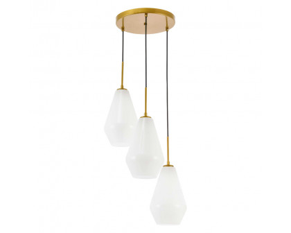 Elegant Pendant Light - Brass (LD2263BR)