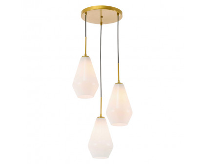 Elegant Pendant Light - Brass (LD2263BR)