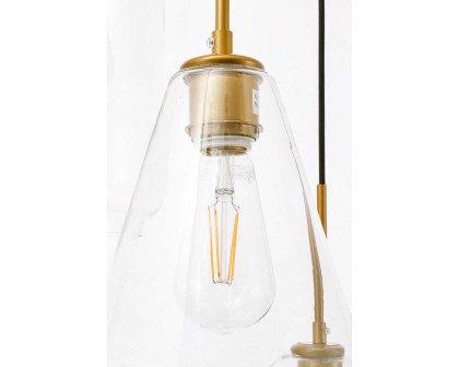 Elegant Pendant Light - Brass (LD2268BR)