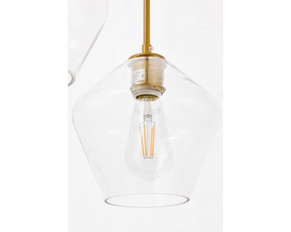 Elegant Pendant Light - Brass (LD2268BR)