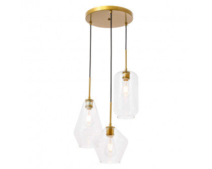 Elegant Pendant Light - Brass (LD2268BR)