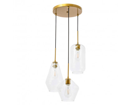 Elegant Pendant Light - Brass (LD2268BR)