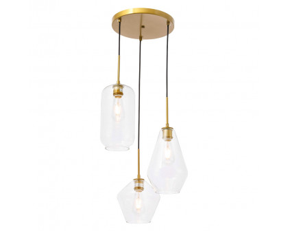 Elegant Pendant Light - Brass (LD2268BR)