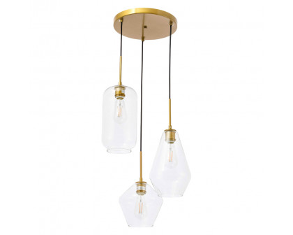 Elegant Pendant Light - Brass (LD2268BR)