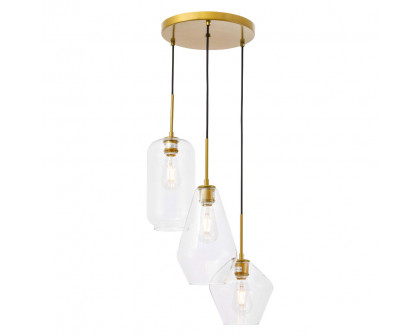 Elegant Pendant Light - Brass (LD2268BR)