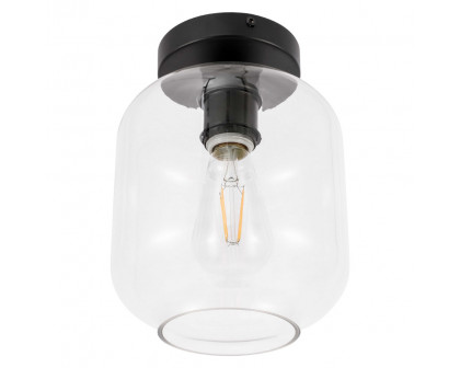 Elegant Flush Mount Light - Black (LD2270BK)