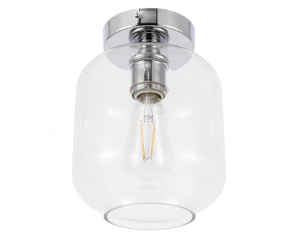 Elegant Flush Mount Light - Chrome (LD2270C)