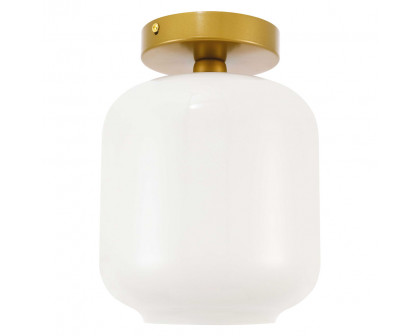 Elegant Flush Mount Light - Brass (LD2271BR)